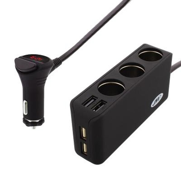 Hirschmann Dual-USB Zigarettenanzünder Ladegerät, 10 → 16V dc